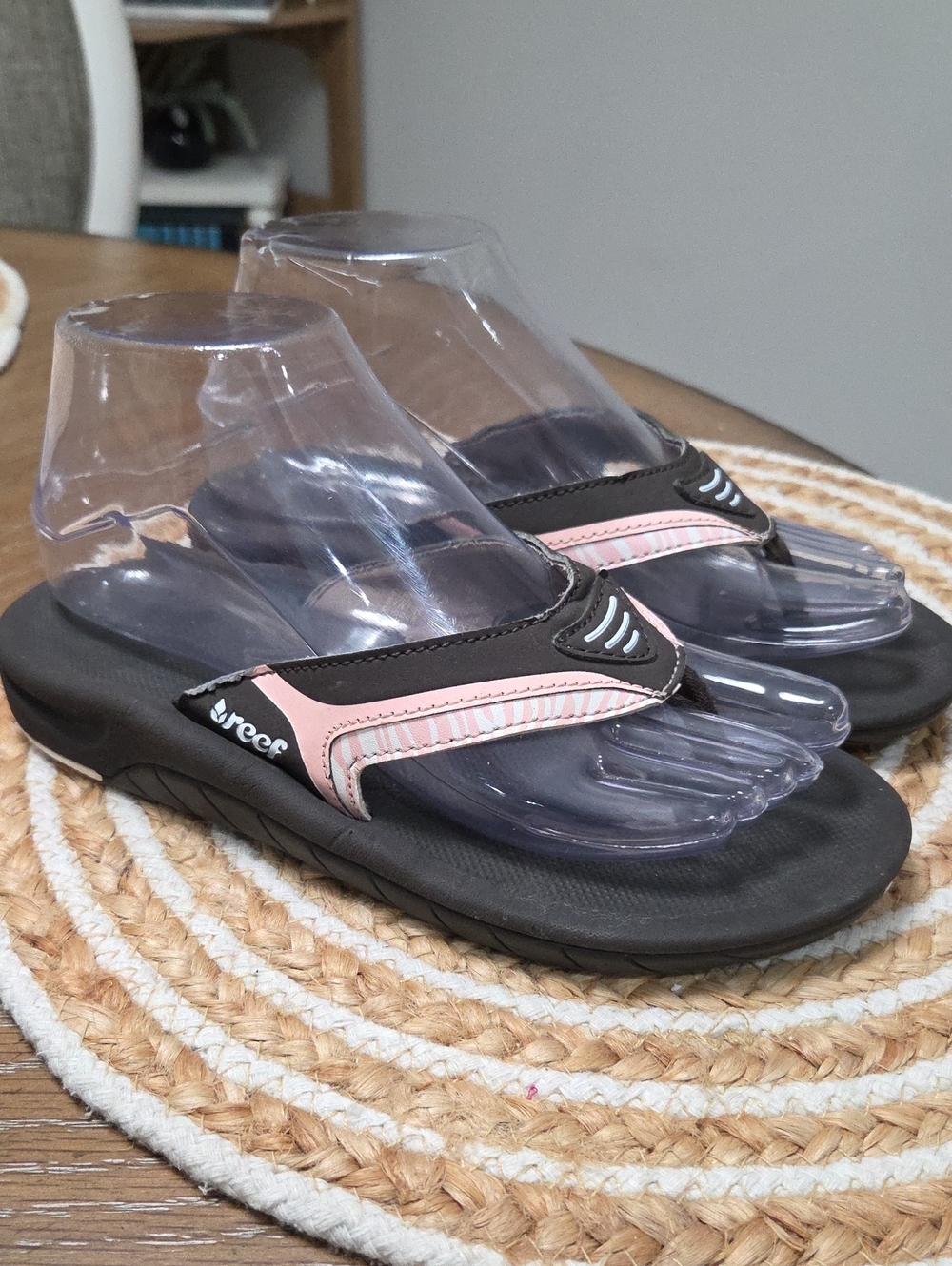 Reef Slap 3 Pink Sandals, Size 5